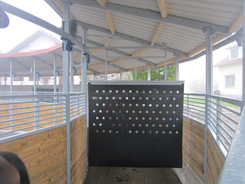 Gates are made of strong rubber to reduce the chance of injury