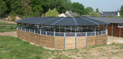 10m x 20m with partial roof