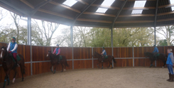 New Riding Hall built for Longholes Stud during Autumn 2014 for their yearlings