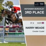 Harry Meade Cavalier Crystal Third place Burghley Horse Trials 2023